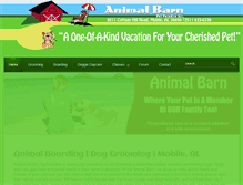 Tablet Screenshot of animalbarn.com